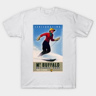 Vintage Travel Poster  Australia Mt. Buffalo T-Shirt